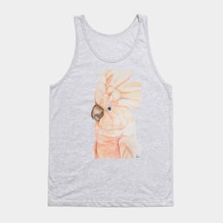 Pink Cockatoo Print Australian Animal Tropical Tank Top